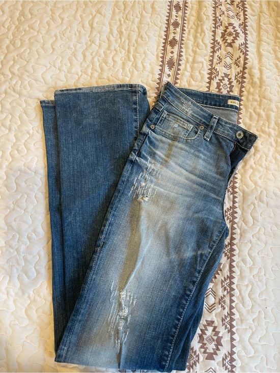 Big Star Denim - Big Star Women’s Faded Blue Boot-Leg Jeans
